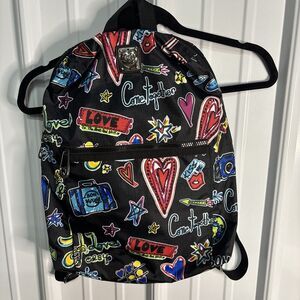 Brighton Love Scribble Backpack EUC